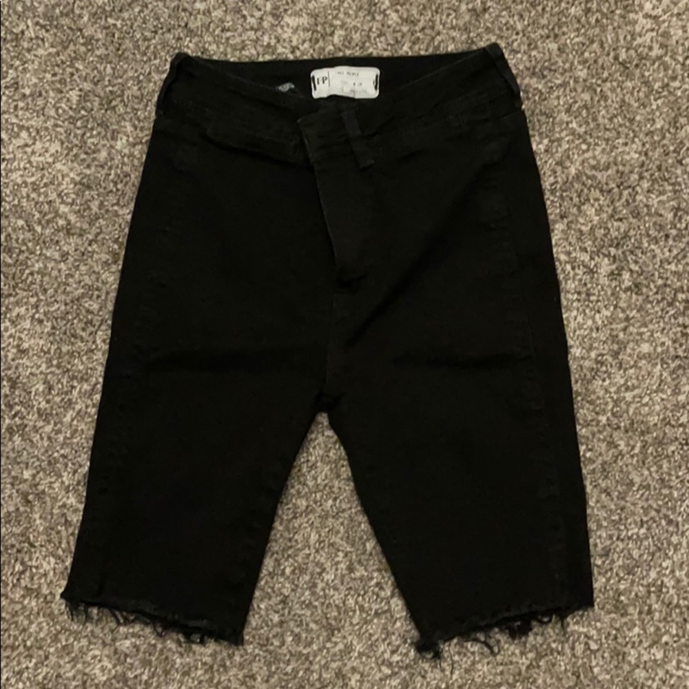 High waisted Free People knee length shorts